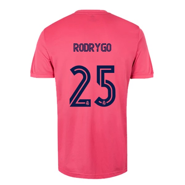 Maglia Real Madrid 2ª NO.25 Rodrygo 2020-2021 Rosa